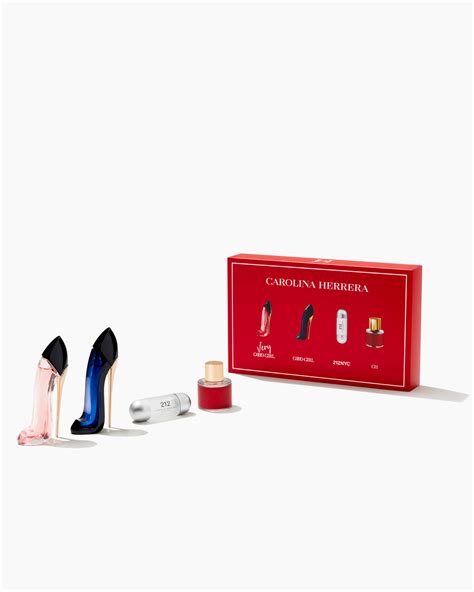 carolina herrera perfume miniature sets.